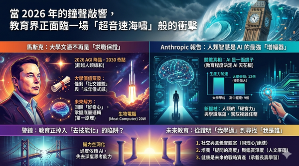 Elon Musk直言「文凭只剩仪式感」？真正决定下一代价值的能力，正在被重新定义 如果有一天，大学不再是“通往成功的唯一通道”，那我们到底该教孩子什么？